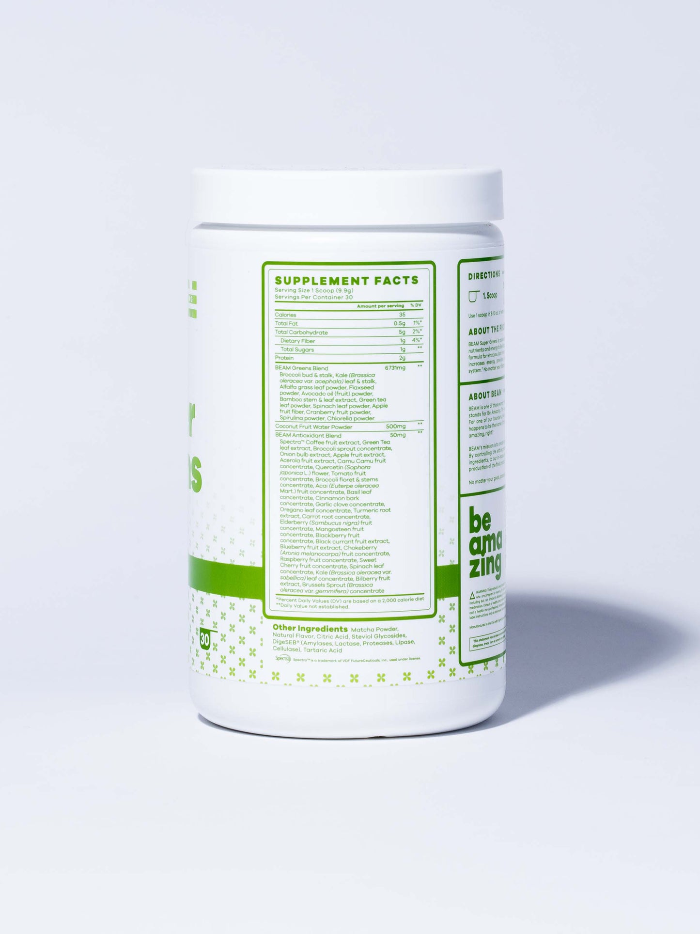 Super Greens Nutrient-Rich Powder - Immune Boost, Digestive Health, Energy