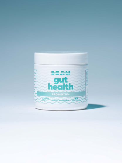 Probiotic+ Gut Health Support, 10 Billion CFUs, Vegan, Ginger & Licorice Root, 8 Strains