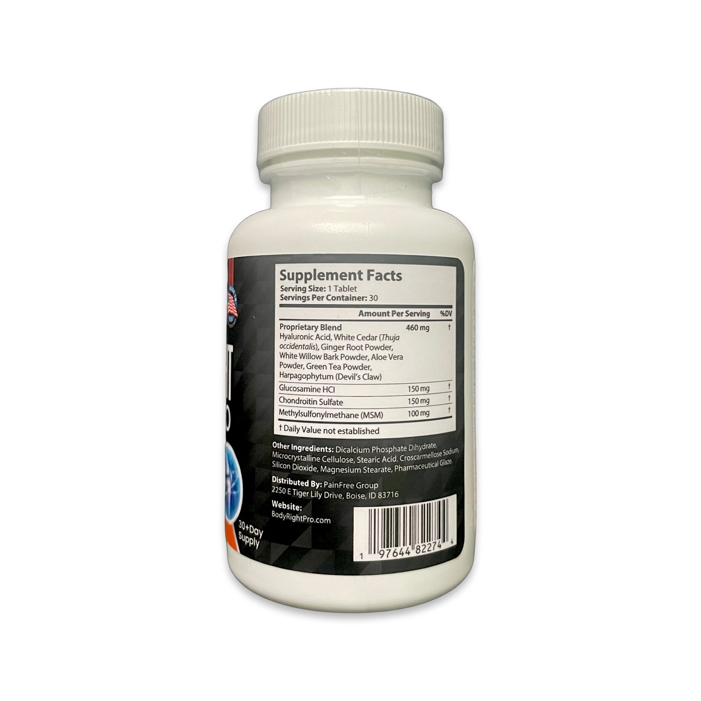 BodyRight PRO Daily Joint Supplement - Glucosamine, Chondroitin & MSM Blend